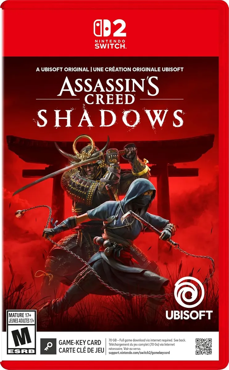 Assassins Creed Shadows Midia Fisica Nintendo Switch